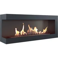 Kratki - Bioethanol Ethanol Kamin Biokamin Delta 1200 Schwarz Standkamin Ethanol