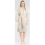 hammetex Bademantel Ren Beige XS