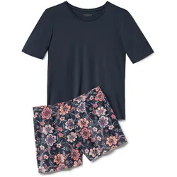 Tchibo - Shorty-Pyjama - Damen - Gr. M - dunkelblau