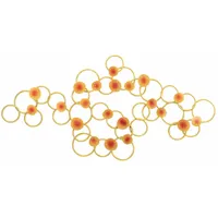 KUNSTLOFT Wanddeko, Gold, Metall, 114x57x5 cm, Dekoration, Skulpturen &