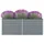 vidaXL Hochbeet 160 x 80 x 45 cm Grau