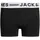 JACK & JONES Boxershort 6er Pack in Schwarz/Weiß 176