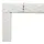 vidaXL Gartentisch mit Glasplatte Weiß 150x90x75 cm Poly Rattan