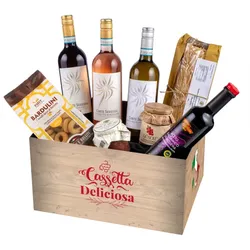 Soennecken Präsentkorb Cassetta Deliciosa exklusive mediterrane Gaumenfreude 4003969135840 Soennecken