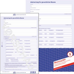 5 AVERY Zweckform Mietverträge für Gewerberäume