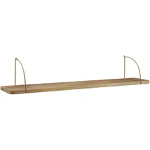 Wohnling Wandregal 100 x 25 x 22 cm Braun