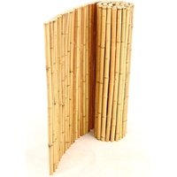 bambus-discount.com Bambusmatte Sichtschutzmatte Bali Heavy 100 x 250cm - Rollzaun aus Bambusrohren 1m x 2,5m