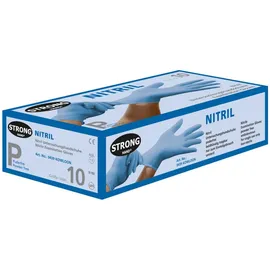 strongHand Einweghandschuhe Kowloon, Nitril, ungep., Gr. 9(Box a 100St.)