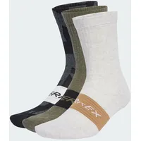 adidas Terrex Multi Funktionssocken 3er Pack cappuccino/oliv/schwarz/weißmeliert 46-48