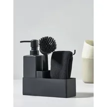 ZONE Denmark Seifenspender-Set Schwarz