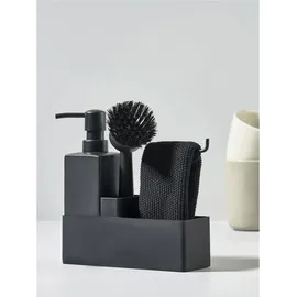 ZONE Denmark Seifenspender-Set Schwarz