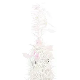 vidaXL Pop-Up-Weihnachtsbaum Künstlich 200 LEDs Weiß 210 cm