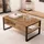 [en.casa] Couchtisch Laukaa Beige Eiche 100 x 60 x 44,5 cm
