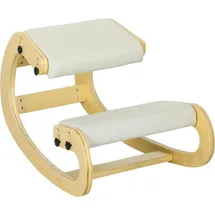 Homcom Kniestuhl Holz Creme