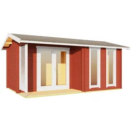 Lasita Maja Riverside Gartenhaus 5 x 3,2 m Rot