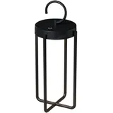 Konstsmide Laterne Aluminium 39,0 cm Akku dimmbar schwarz