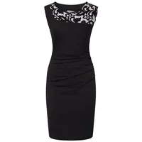 Kaffe Kleid Etuikleid Schwarz XL