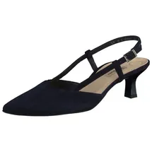 Paul Green Peeptoes & Slingpumps 7992-033, Rauleder, Blau, Damen EU 5/38 - 38 EU