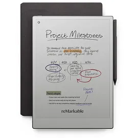 reMarkable RM83C-1001NW PaperPro + MarkerPlus Book Folio Pro Grafiktablet, Basalt