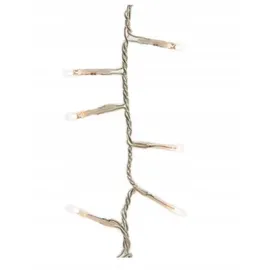 Kaemingk Lumineo Lichterkette Compact 500 LED warmweiß außen 11m transparent - Weiß