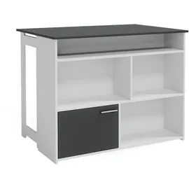 Vicco Bartisch Dominic 116 x 37 cm Anthrazit/Weiß