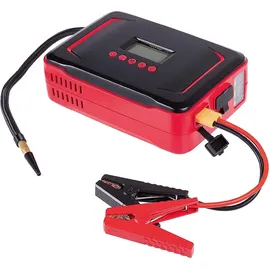 WALTER WERKZEUGE Walter Li-Ion Motorrad Starthilfe mit Kompressor 12V Batterie Starthilfegerät