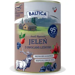 BALTICA Rotwild Nassfutter mit Waldfrüchten 400g