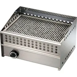 Lavastein-Grill - AMITEK GG9 - Gas - Leistung (W) 9000 - Rostfreier Stahl
