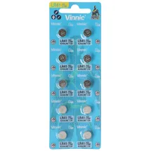 Vinnic LR41 Alkaline Batterie L736F, AG3, L736 F, G3, G3A, SR41