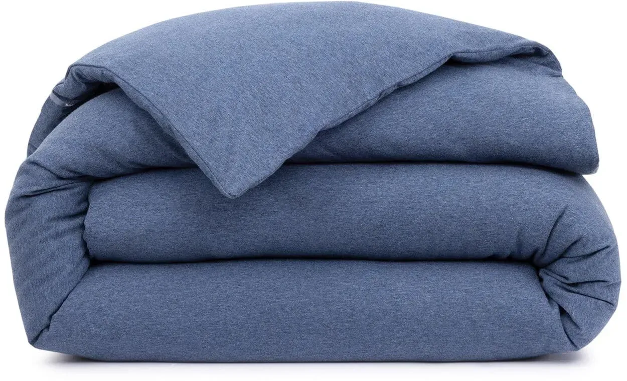 Hugo Boss Home Satin Bettwäsche Sense 200x200 cm + 2x 80x80 cm | marina - blau