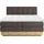 Home Affaire Boxspringbett »Naome« Boxspringbett, Inklusive Topper braun