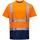 PORTWEST Zweifarbiges Warnschutz T-Shirt, S378, : S - orange/marine
