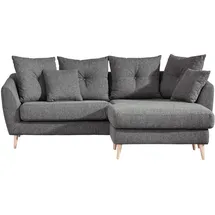 Z2 Eckcouch Polyester 3-Sitzer Dunkelgrau
