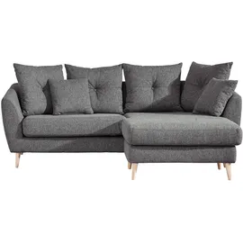Z2 Eckcouch Polyester 3-Sitzer Dunkelgrau