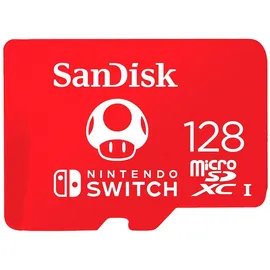 SanDisk Nintendo Switch microSDXC UHS-I U3 Class 10 128 GB Mario Kart rot