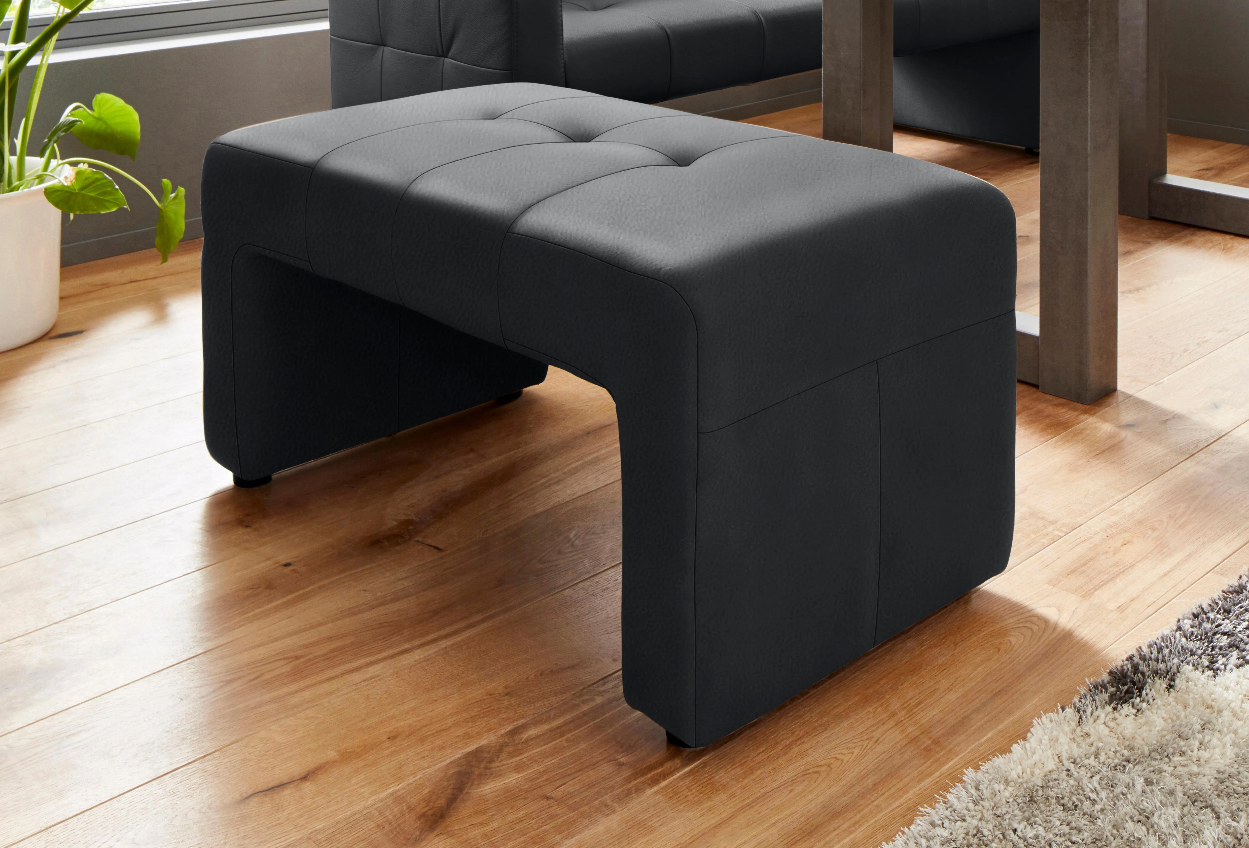 exxpo - sofa fashion Polsterhocker, Breite 100 cm exxpo - sofa fashion black