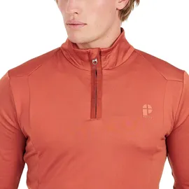 Protest WILL 1/4 zip top Brick Orange - M