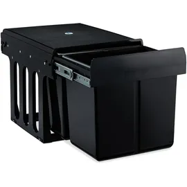 Relaxdays Einbaumülleimer 30 l Schwarz