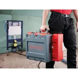 Rothenberger ROCASE 4212 Anthrazit mit Clip für Bedienungsanleitung