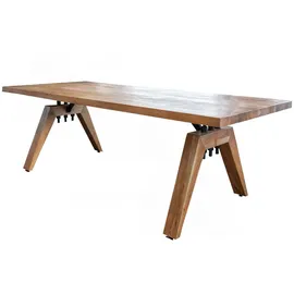 KAWOLA Esstisch WOODY Akazie massiv Gerade Kante 280x100cm