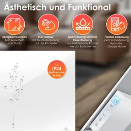 Kesser Infrarotheizung 520 W Weiß