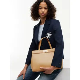 Tommy Hilfiger TH Modern Satchel Umhängetasche Kunstleder Classic Khaki