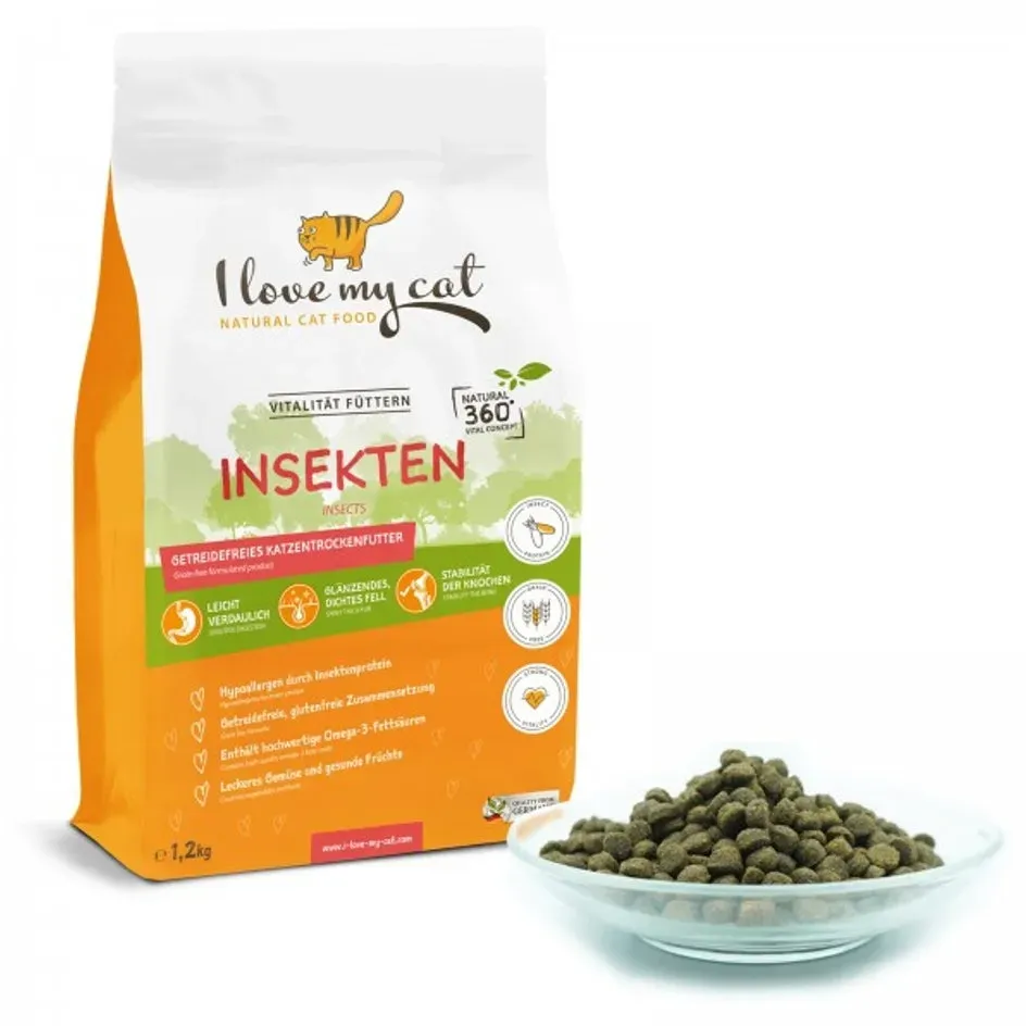 ILMC Trockenfutter für Katzen mit Insektenprotein 1.20 kg