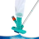 Coocheer - Premium-Poolsauger, 5 Abschnitte, 1,2 m Teleskopstange und Griff – für oberirdische Pools, Spas und Teiche