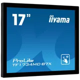 iiyama Prolite TF1734MC-B7X 43cm 17" LED-Monitor Full HD Open Frame 10 Punkt Multitouch kapazitiv VGA HDMI DP 7H IP65 Touch-durch-Glas Anti-Fingerprint schwarz