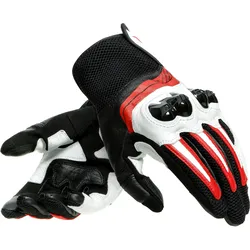Dainese Mig 3, Handschuhe Unisex - Schwarz/Weiß/Rot - M