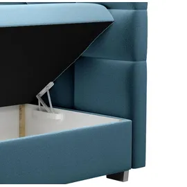 beautysofa KANADA 160 x 200 cm Blau