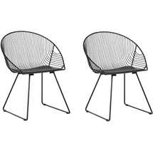 Beliani Stuhl 2er Set AURORA