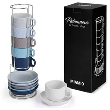MiaMio Espressotasse 0,075 l Blau 6 St.