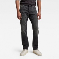 G-Star Mosa Straight Fit Jeans Worn In Black Moon